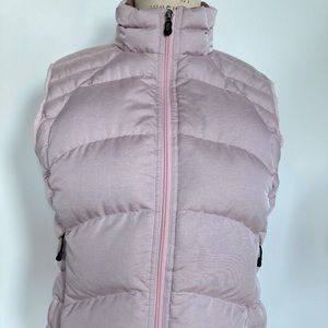 Patagonia pink puffer vest.